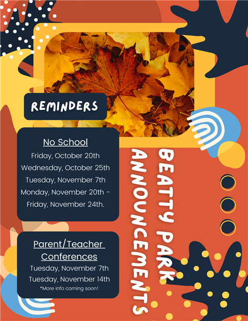 Fall Announcement